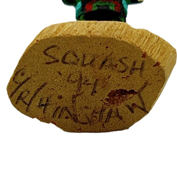 Handmade Miniature 1.5" (app.) Kachina Doll - "Squash" - Picture 8 of 9